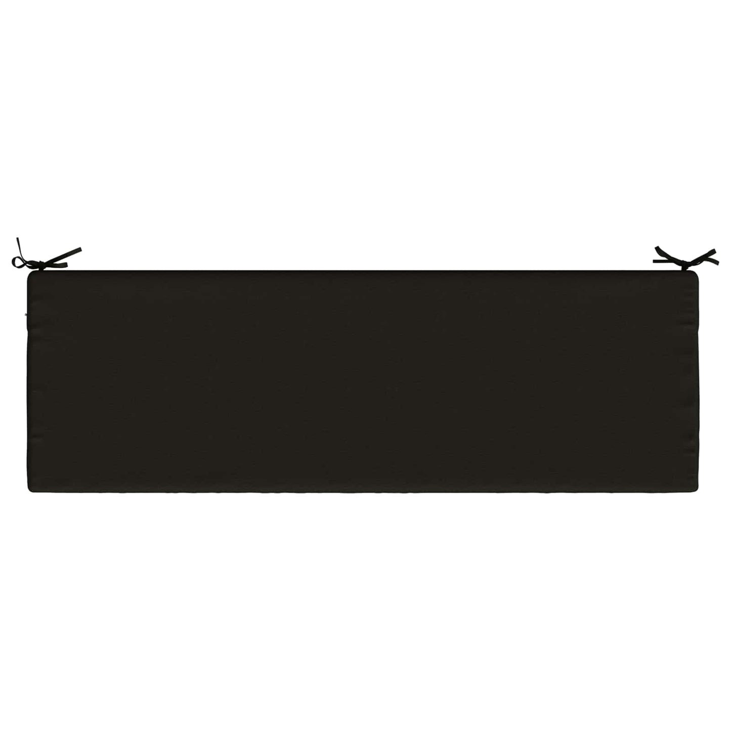 vidaXL 2-Piece Bench Cushions SOEST 2 pcs 100% Polyester Black