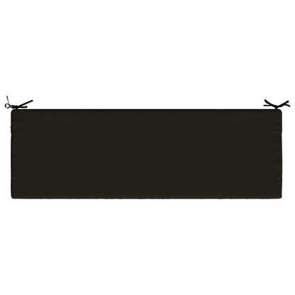 vidaXL 2-Piece Bench Cushions SOEST 2 pcs 100% Polyester Black