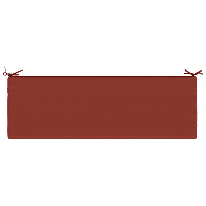 vidaXL 2-Piece Bench Cushions SOEST 2 pcs 100% Polyester Red