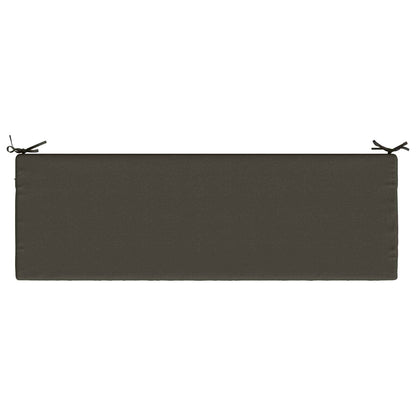 vidaXL 2-Piece Bench Cushions SOEST 2 pcs 100% Polyester Anthracite