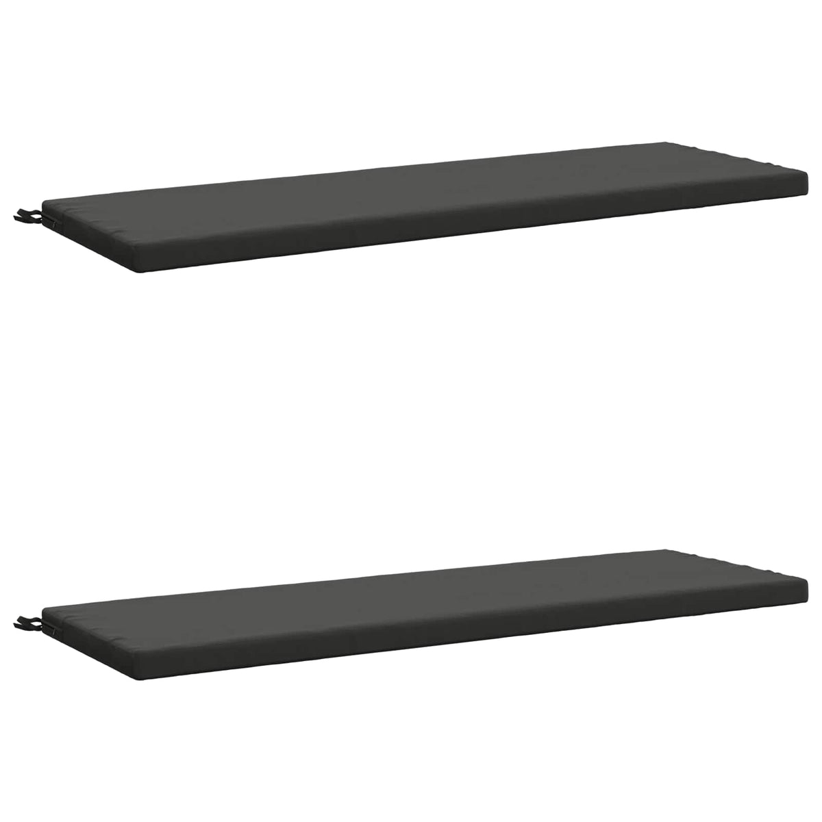 vidaXL 2-Piece Bench Cushions SOEST 2 pcs 100% Polyester Anthracite