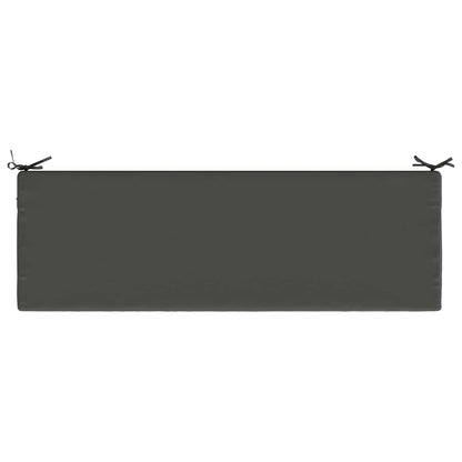 vidaXL 2-Piece Bench Cushions SOEST 2 pcs 100% Polyester Anthracite