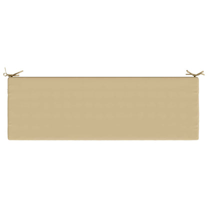 vidaXL 2-Piece Bench Cushions SOEST 2 pcs 100% Polyester Beige