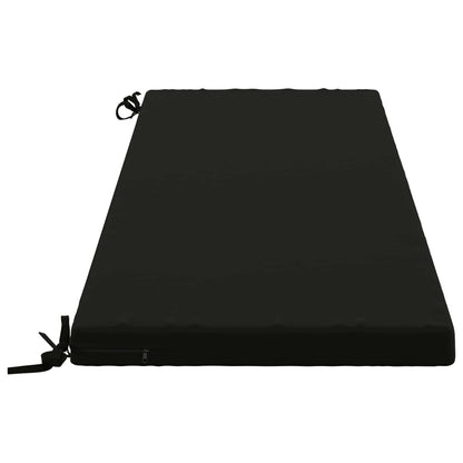 vidaXL 2-Piece Bench Cushions SOEST 2 pcs 100% Polyester Black