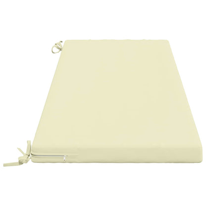 vidaXL 2-Piece Bench Cushions SOEST 2 pcs 100% Polyester Cream