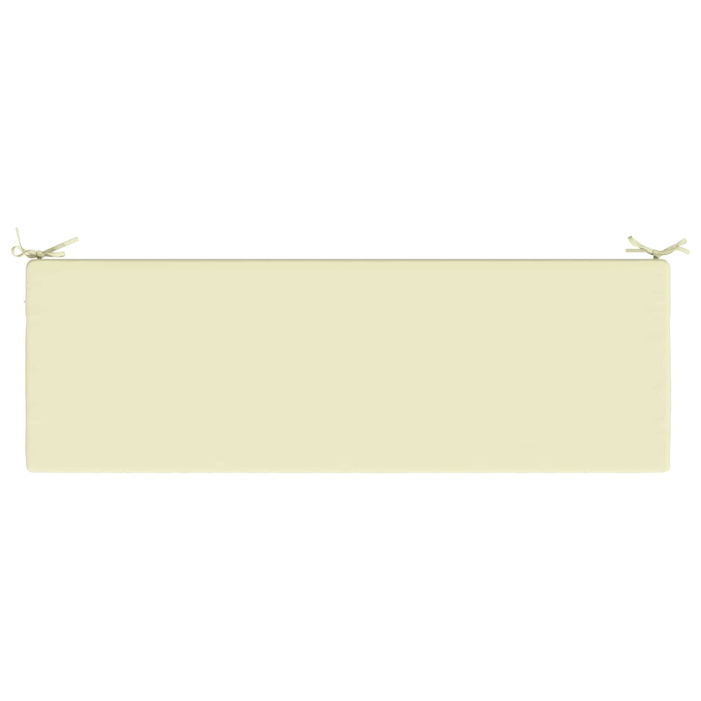 vidaXL 2-Piece Bench Cushions SOEST 2 pcs 100% Polyester Cream