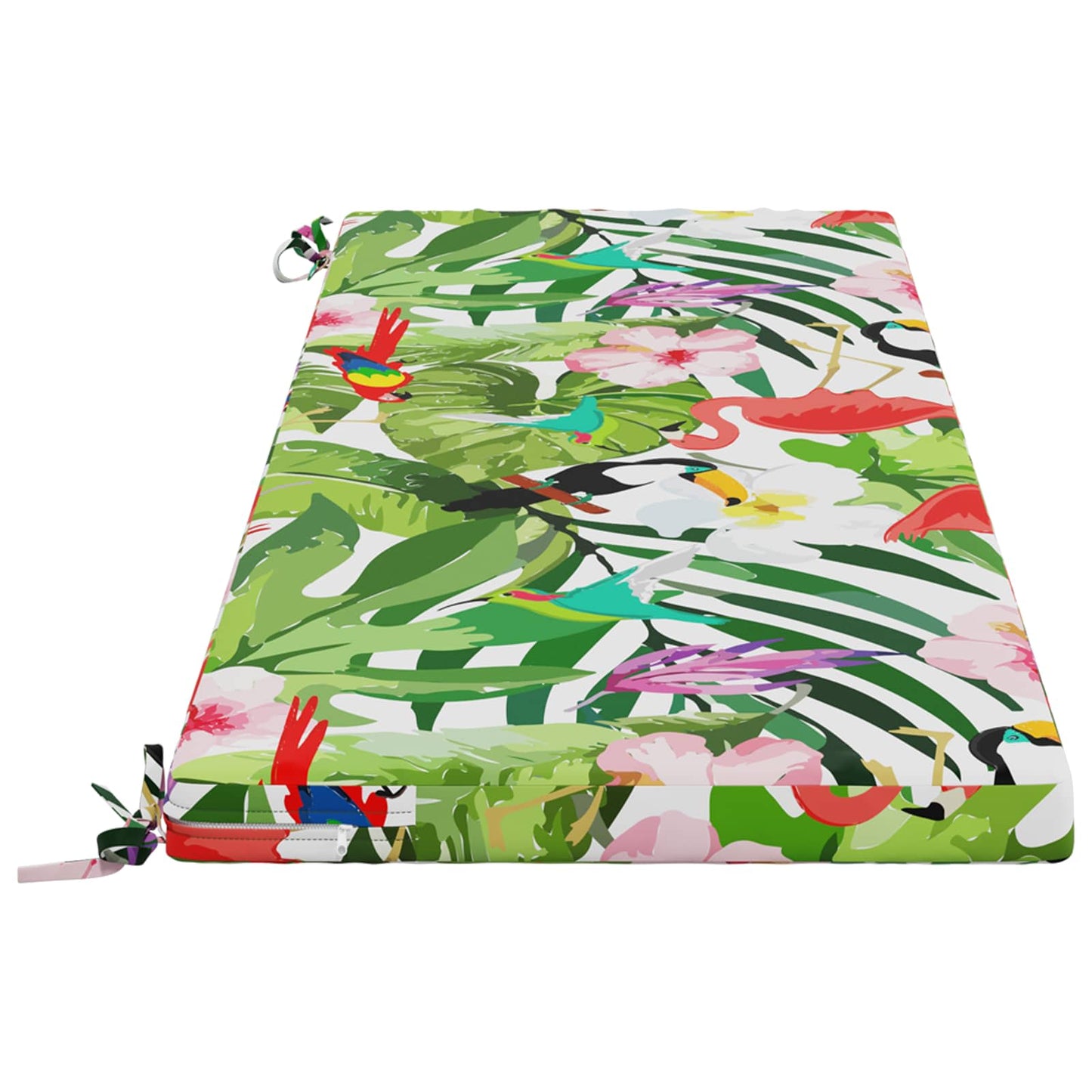vidaXL Bench Cushion SOEST 100% Polyester Multicolour 150 x 50 x 5 cm