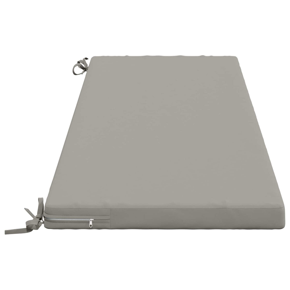 vidaXL 2-Piece Bench Cushions SOEST 2 pcs 100% Polyester Grey
