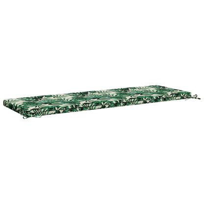 vidaXL 2-Piece Bench Cushions SOEST 2 pcs 100% Polyester Leaf Pattern