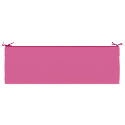 vidaXL 2-Piece Bench Cushions SOEST 2 pcs 100% Polyester Pink