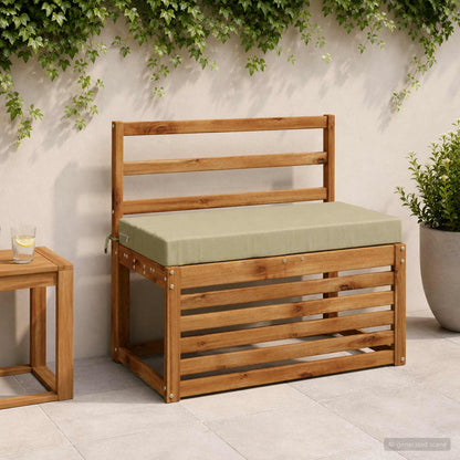vidaXL 2-Piece Bench Cushions SOEST 2 pcs 100% Polyester Light Green