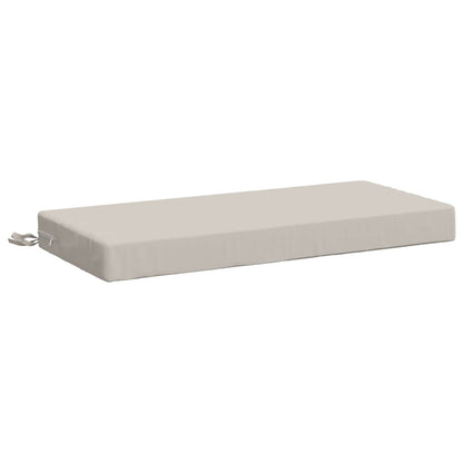 vidaXL 2-Piece Bench Cushions SOEST 2 pcs 100% Polyester White