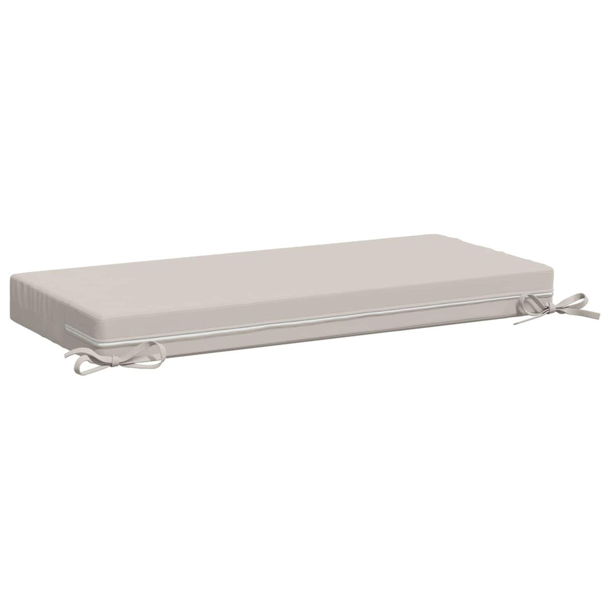 vidaXL 2-Piece Bench Cushions SOEST 2 pcs 100% Polyester White