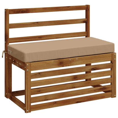 vidaXL Bench Cushion SOEST 100% Polyester Sand 60 x 40 x 8 cm
