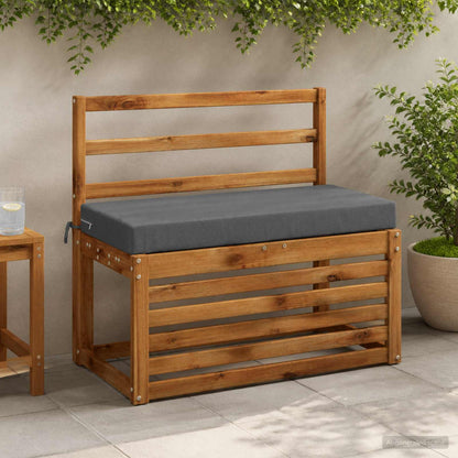 vidaXL Bench Cushions SOEST 2 pcs 100% Polyester Blue 60 x 40 x 8 cm