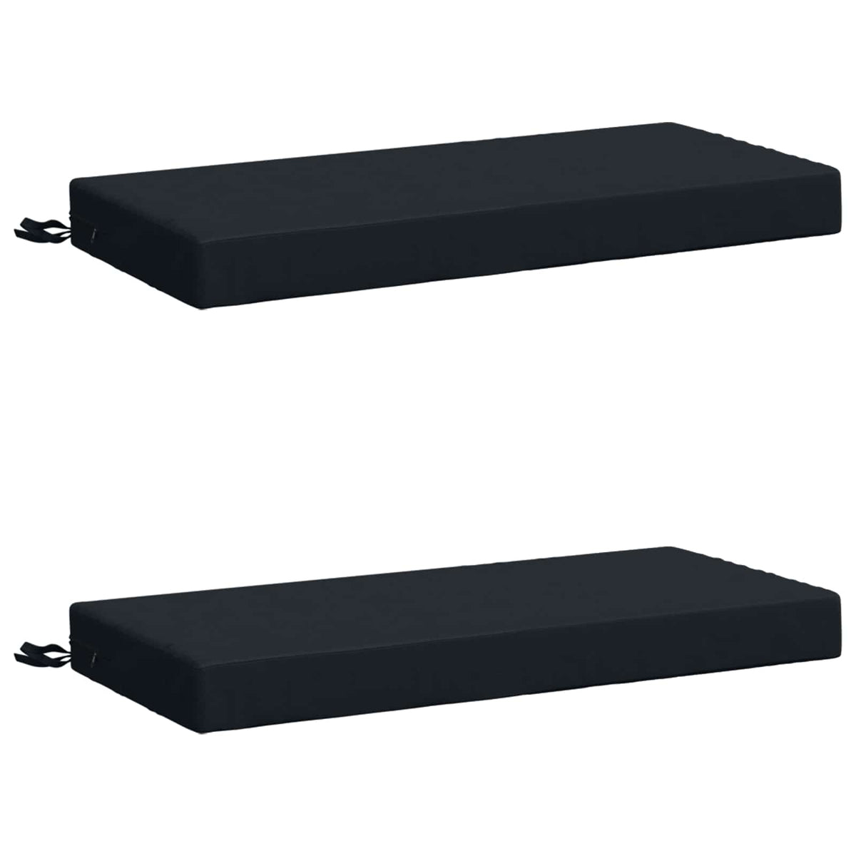 vidaXL 2-Piece Bench Cushions SOEST 2 pcs 100% Polyester Dark Blue