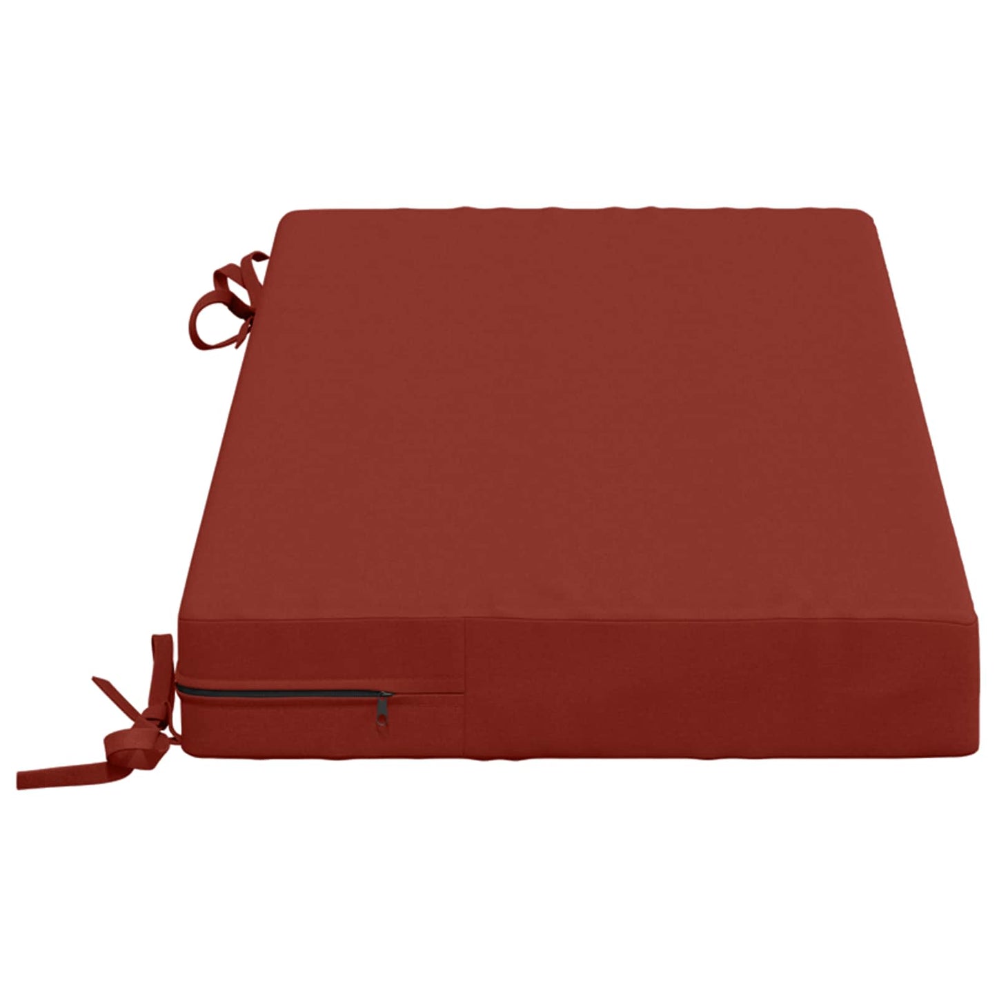 vidaXL Bench Cushion SOEST 100% Polyester Red 60 x 40 x 8 cm