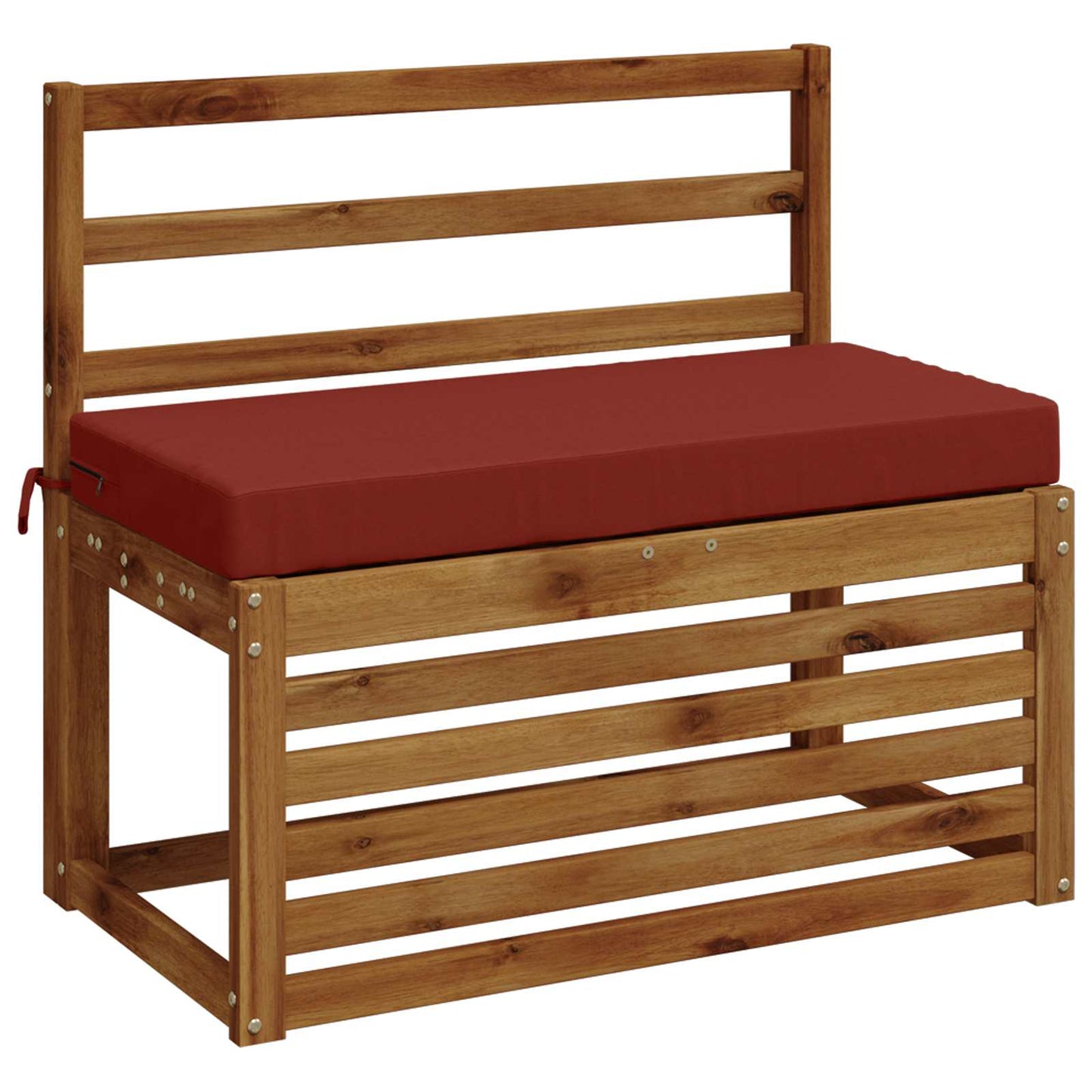 vidaXL 2-Piece Bench Cushions SOEST 2 pcs 100% Polyester Red