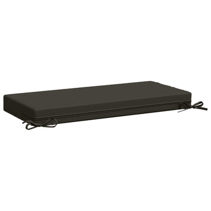 vidaXL Bench Cushion SOEST 100% Polyester Anthracite 60 x 40 x 8 cm