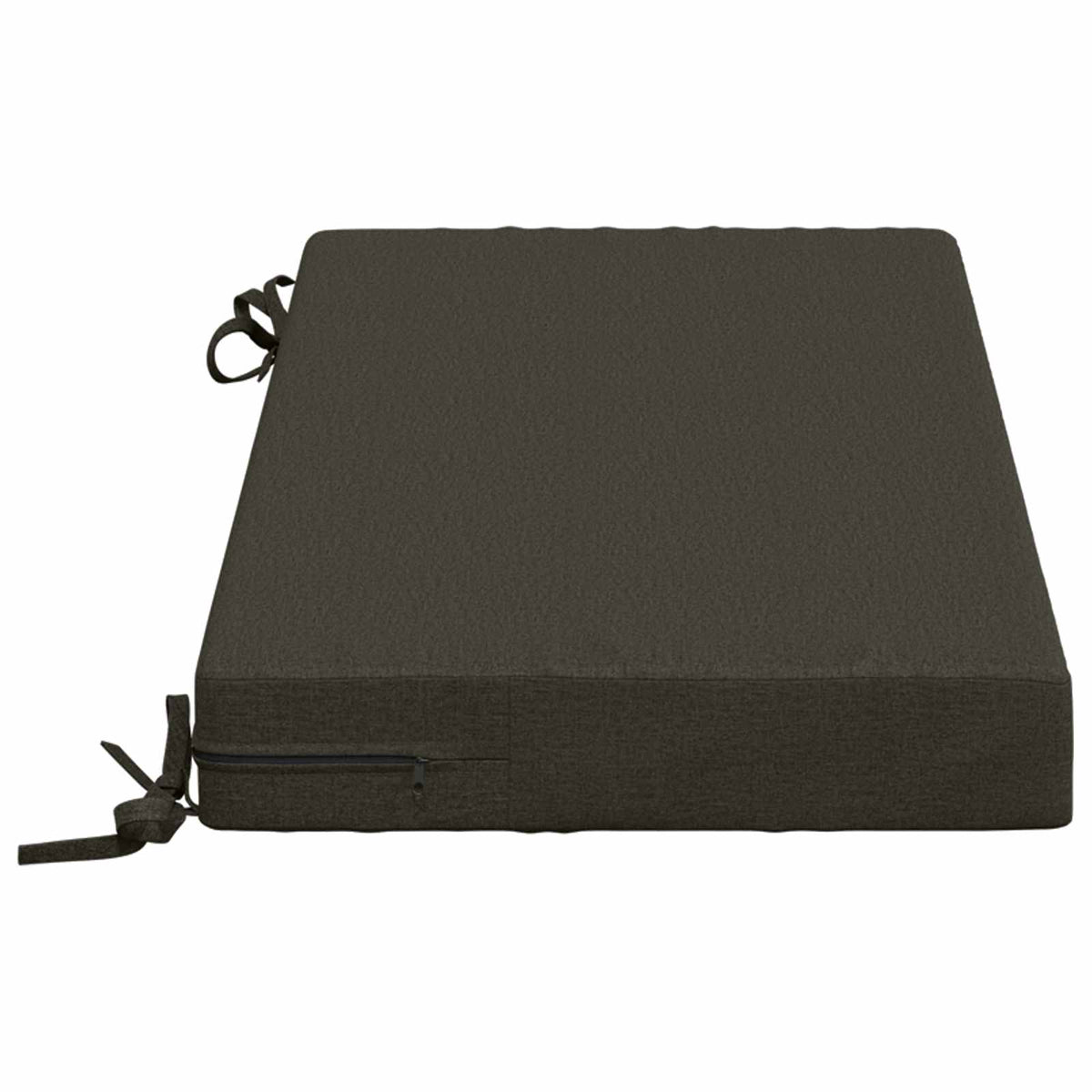 vidaXL Bench Cushion SOEST 100% Polyester Anthracite 60 x 40 x 8 cm