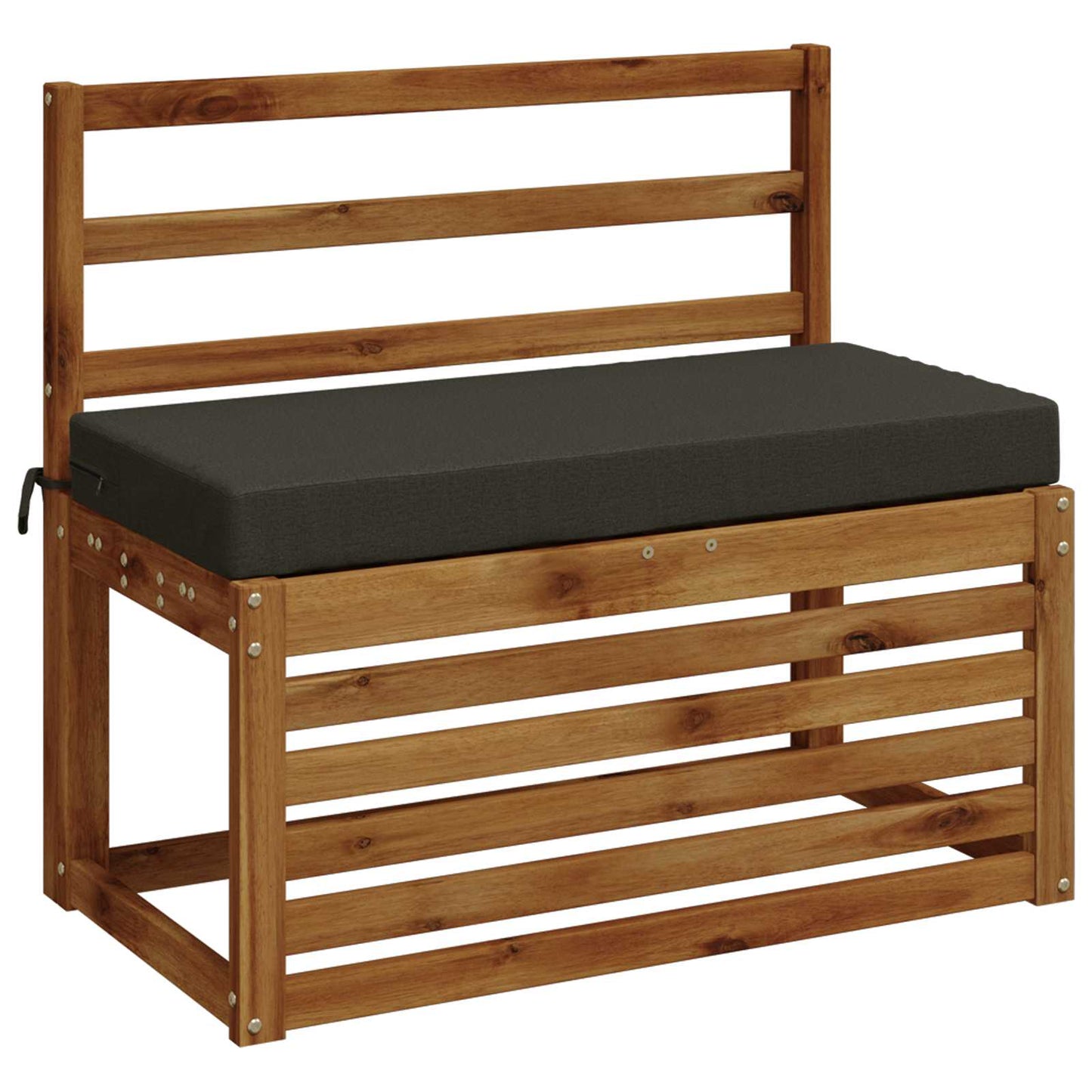 vidaXL 2-Piece Bench Cushions SOEST 2 pcs 100% Polyester Anthracite