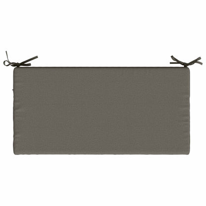 vidaXL Bench Cushion SOEST 100% Polyester Grey 60 x 40 x 8 cm