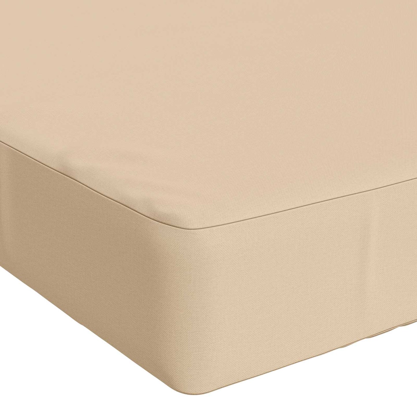 vidaXL 2-Piece Bench Cushions SOEST 2 pcs 100% Polyester Cream