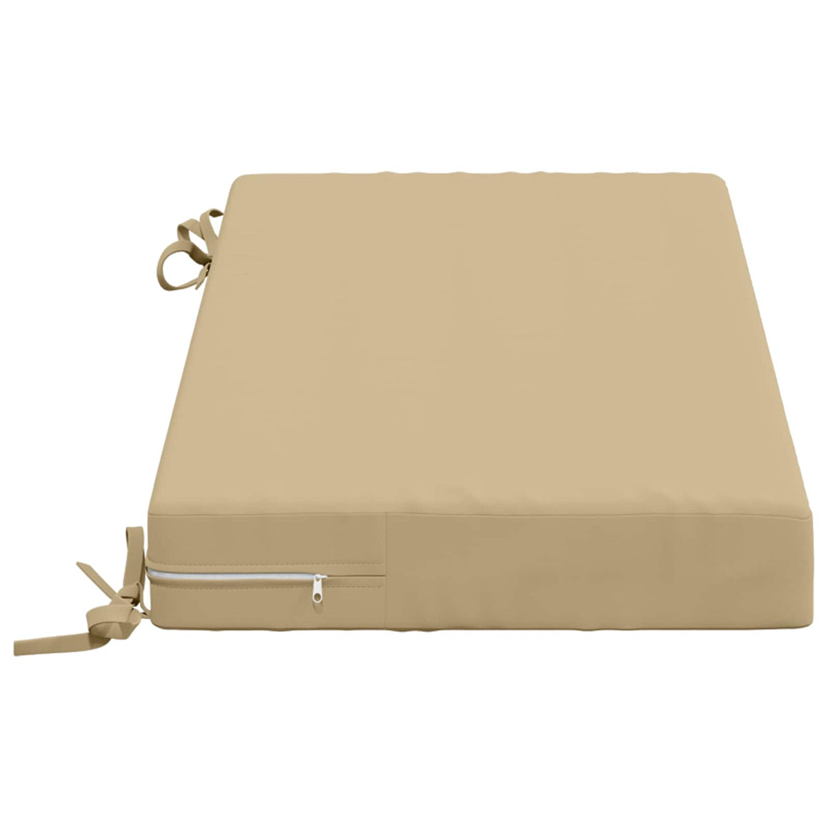 vidaXL Bench Cushion SOEST 100% Polyester Beige 60 x 40 x 8 cm