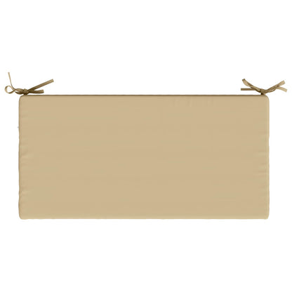 vidaXL Bench Cushion SOEST 100% Polyester Beige 60 x 40 x 8 cm