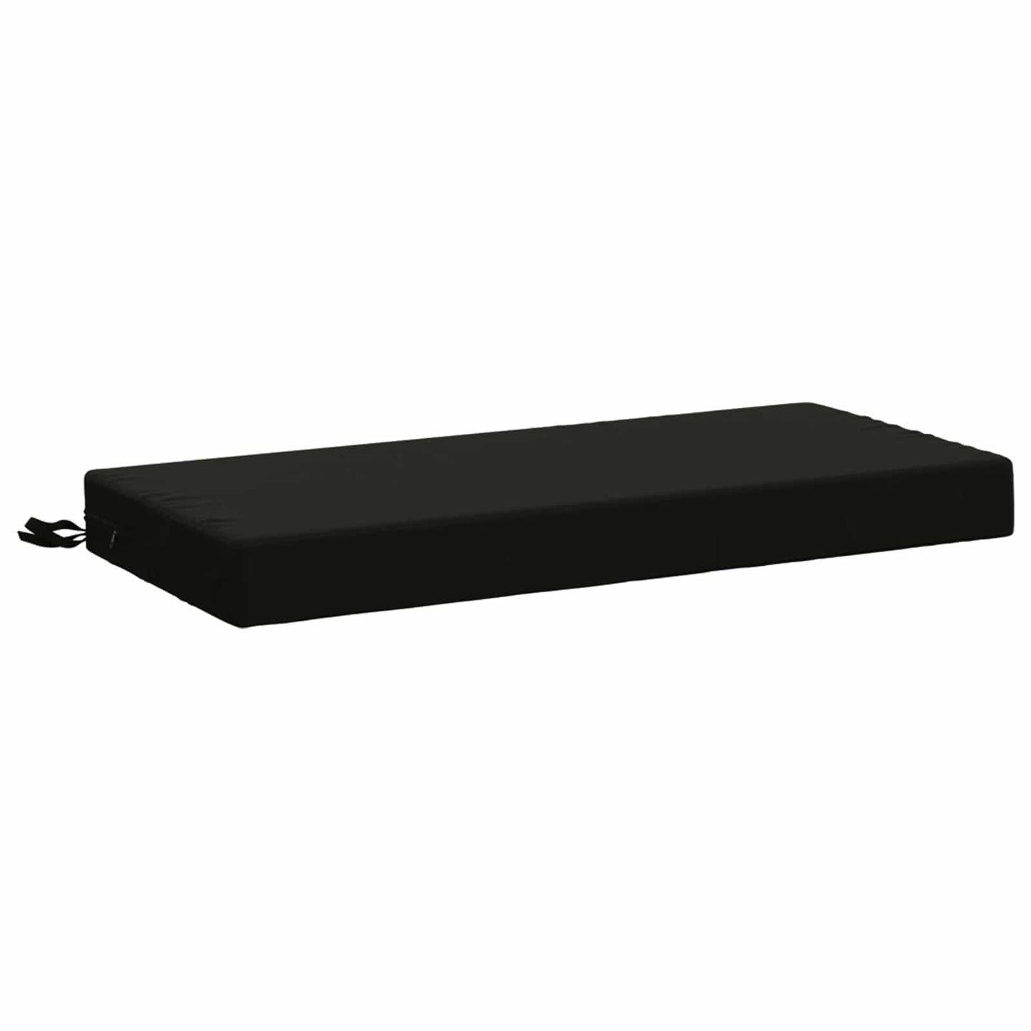 vidaXL Bench Cushion SOEST 100% Polyester Black 60 x 40 x 8 cm
