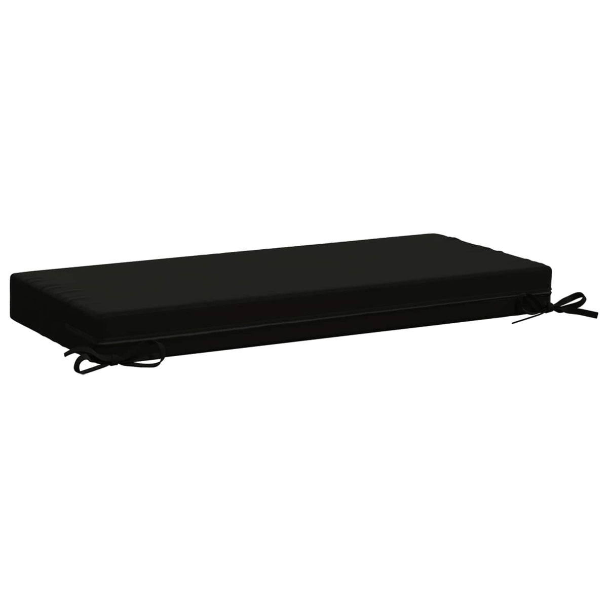 vidaXL Bench Cushion SOEST 100% Polyester Black 60 x 40 x 8 cm