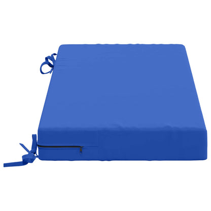 vidaXL 2-Piece Bench Cushions SOEST 2 pcs 100% Polyester Royal Blue