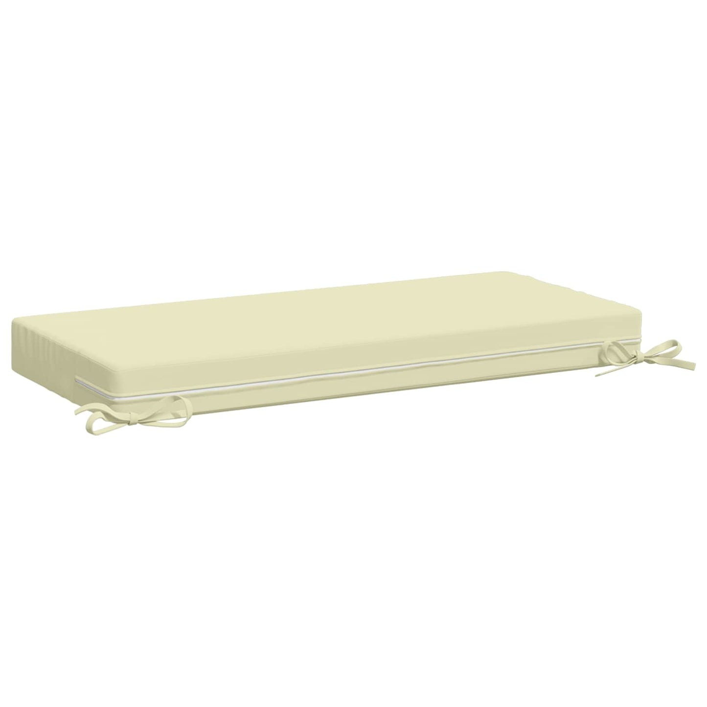 vidaXL 2-Piece Bench Cushions SOEST 2 pcs 100% Polyester Cream