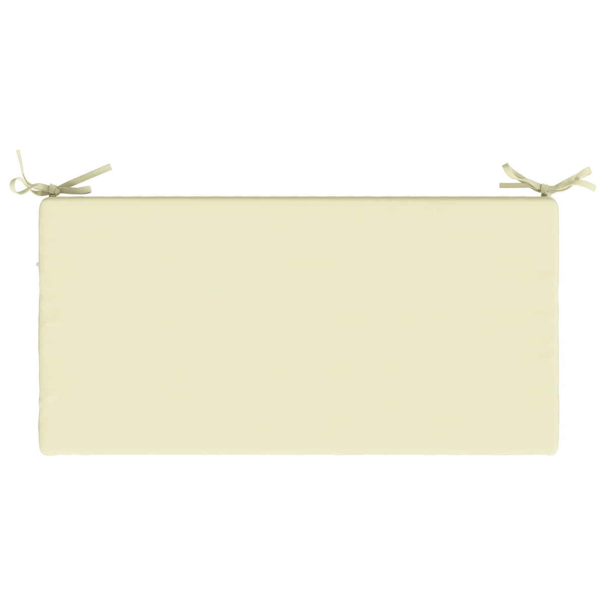 vidaXL 2-Piece Bench Cushions SOEST 2 pcs 100% Polyester Cream