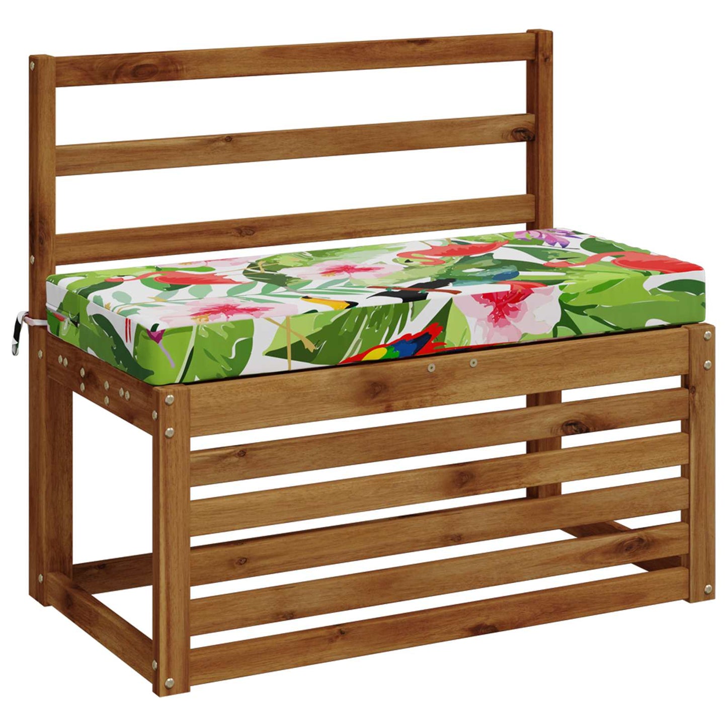 vidaXL 2-Piece Bench Cushions SOEST 2 pcs 100% Polyester Multicolour