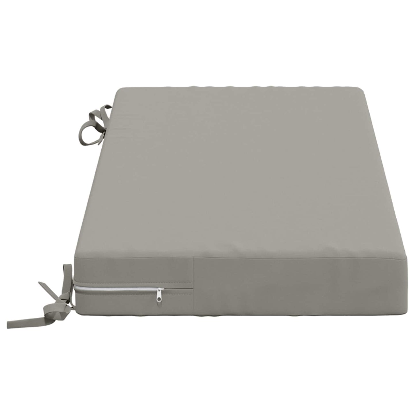 vidaXL 2-Piece Bench Cushions SOEST 2 pcs 100% Polyester Grey