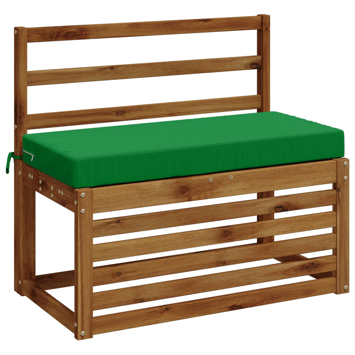 vidaXL 2-Piece Bench Cushions SOEST 2 pcs 100% Polyester Green