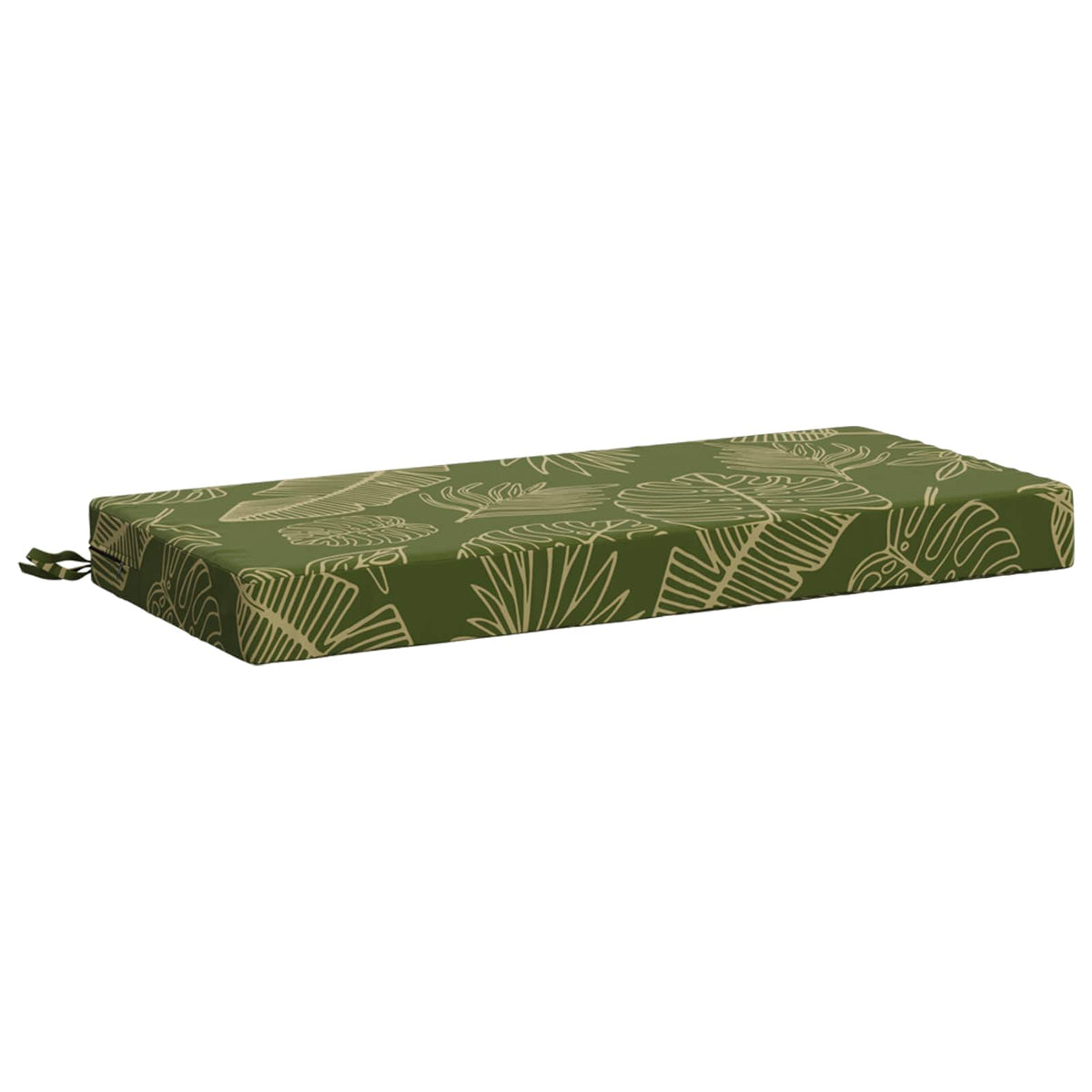 vidaXL 2-Piece Bench Cushions SOEST 2 pcs 100% Polyester Leaf Design