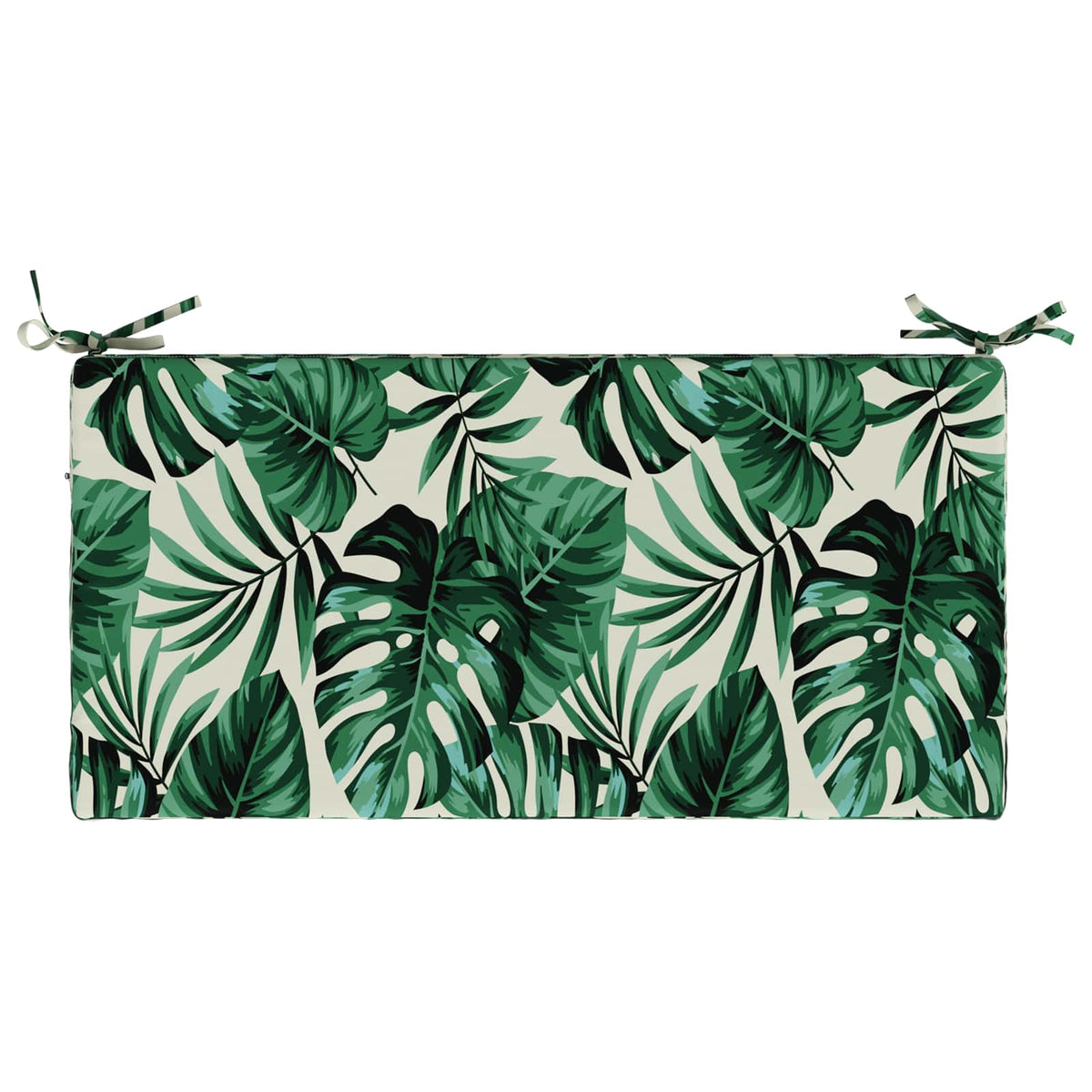 vidaXL 2-Piece Bench Cushions SOEST 2 pcs 100% Polyester Leaf Pattern
