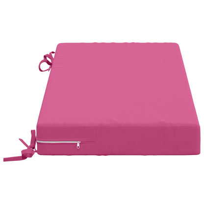 vidaXL Bench Cushion SOEST 100% Polyester Pink 60 x 40 x 8 cm