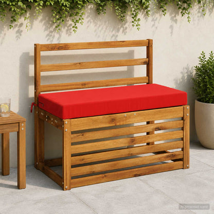 vidaXL 2-Piece Bench Cushions SOEST 2 pcs 100% Polyester Red
