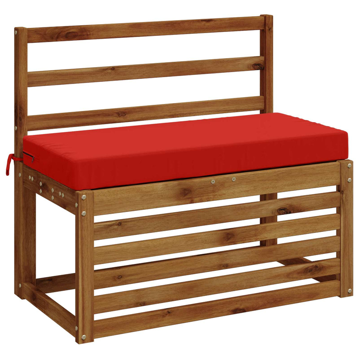 vidaXL 2-Piece Bench Cushions SOEST 2 pcs 100% Polyester Red