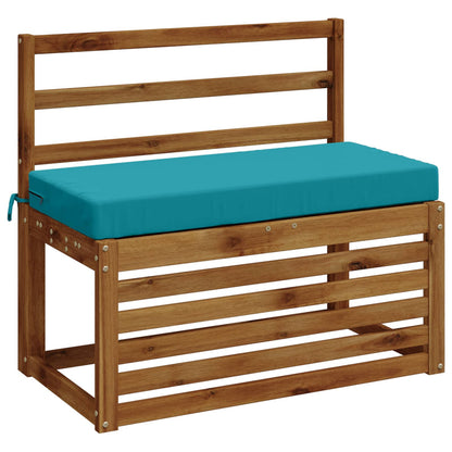 vidaXL Bench Cushion SOEST 100% Polyester Turquoise 60 x 40 x 8 cm