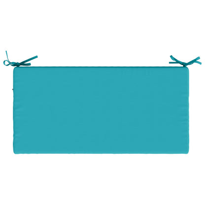 vidaXL Bench Cushion SOEST 100% Polyester Turquoise 60 x 40 x 8 cm