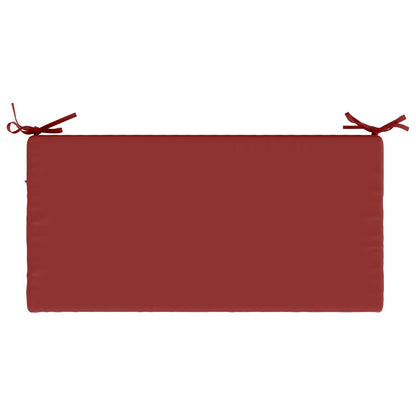 vidaXL Bench Cushion SOEST 100% Polyester Wine Red 60 x 40 x 8 cm