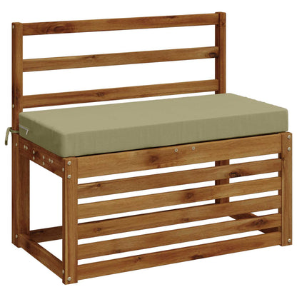 vidaXL Bench Cushion SOEST 100% Polyester Light Green 80 x 40 x 8 cm