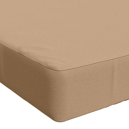 vidaXL Bench Cushion SOEST 100% Polyester Sand 80 x 40 x 8 cm