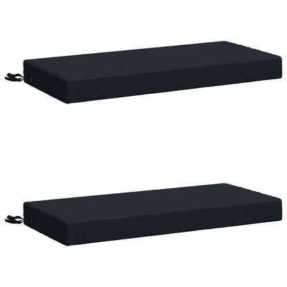vidaXL 2-Piece Bench Cushions SOEST 2 pcs 100% Polyester Dark Blue