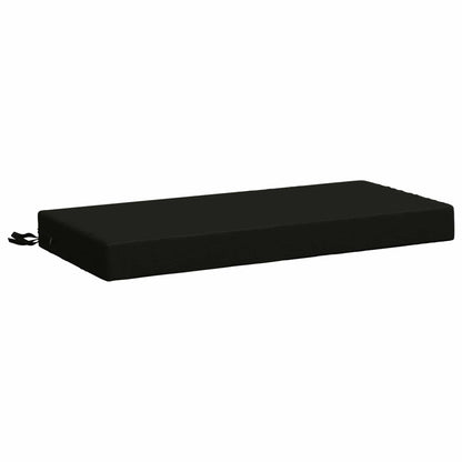 vidaXL 2-Piece Bench Cushions SOEST 2 pcs 100% Polyester Black