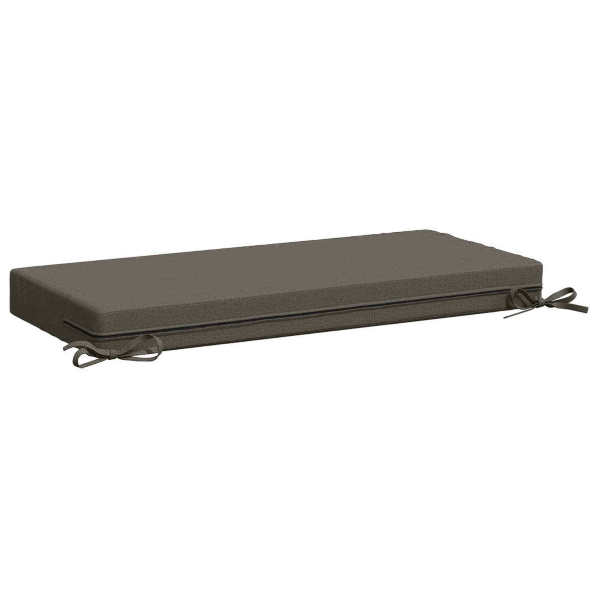vidaXL Bench Cushion SOEST 100% Polyester Grey 80 x 40 x 8 cm